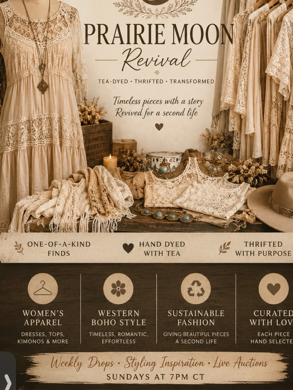 Women's Cream Lace Boho Dress